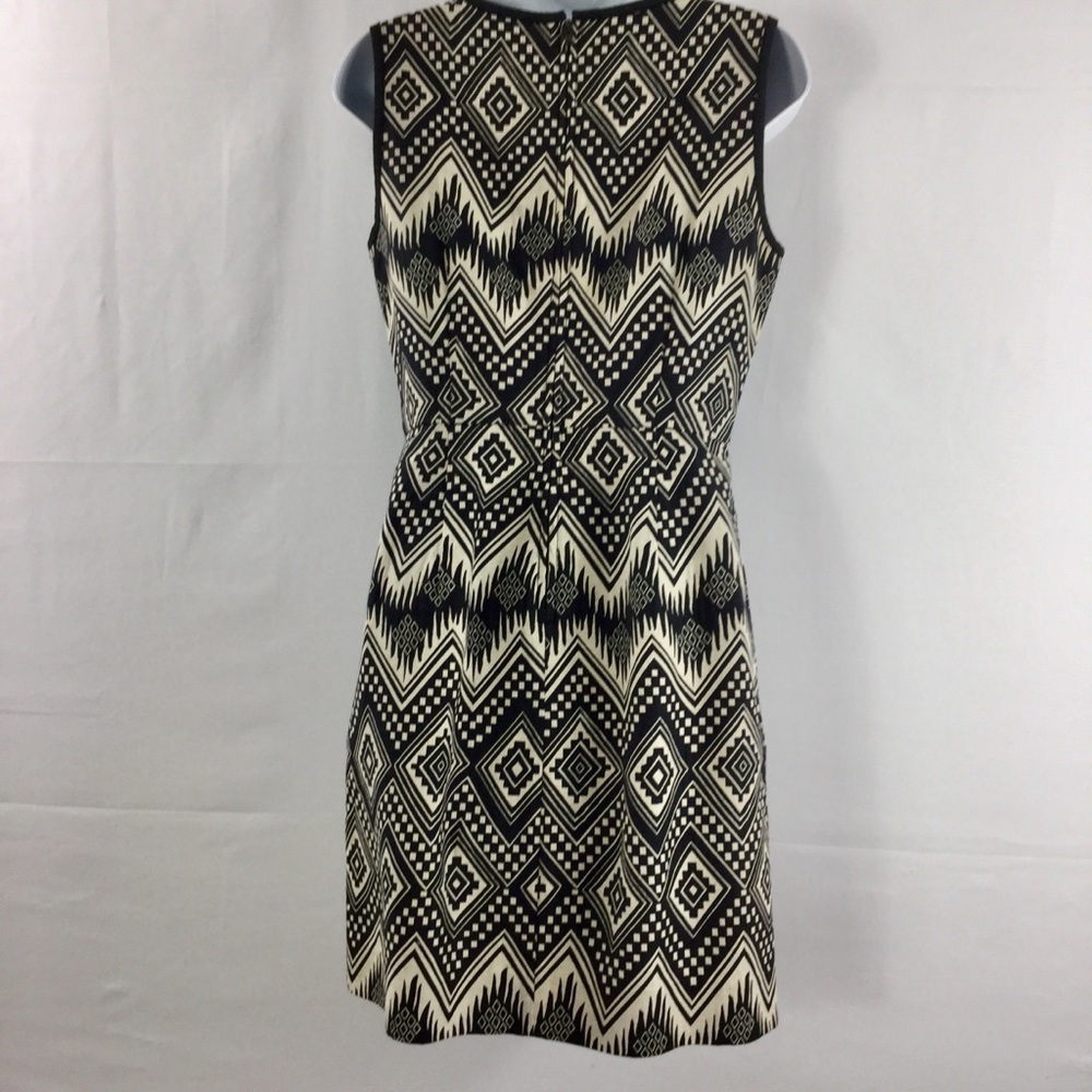J.CREW sleeveless diamond ikat dress with pockets style A1812 size 4 - Picture 5 of 11